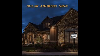 You Will Not Miss Anything-Veofoo Solar address sign number sign numbers address plaques