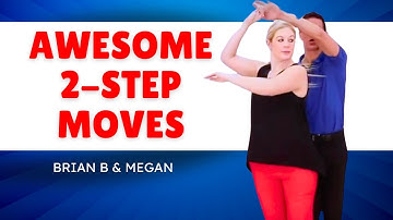 Intermediate Country Two Step Dance Moves - Lots of TURNS!