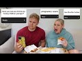 JUICY Q&A MUKBANG | James and Carys