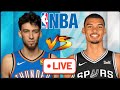 San Antonio Spurs at Oklahoma City Thunder NBA Live Play by Play Scoreboard / Interga