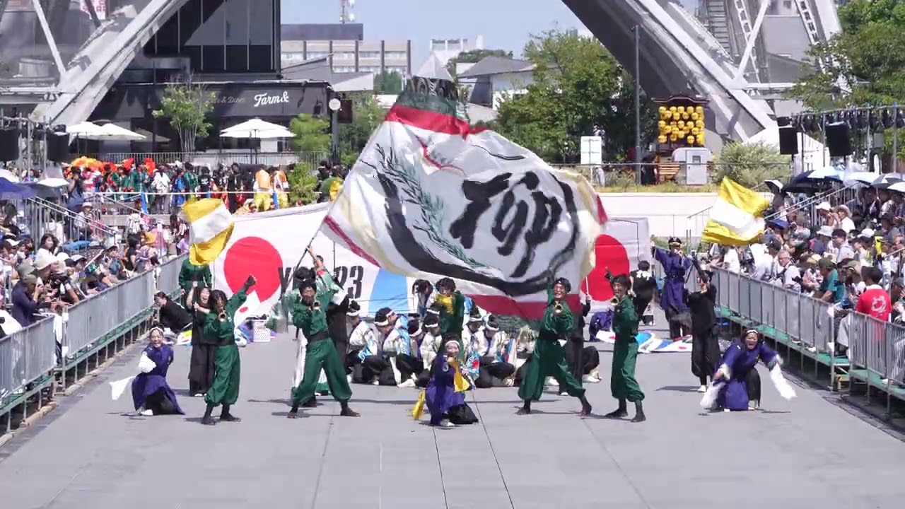 [4K] 岐阜聖徳学園大学 柳（第27回 にっぽんど真ん中祭り day1 2025 /テレビ塔パレード会場)