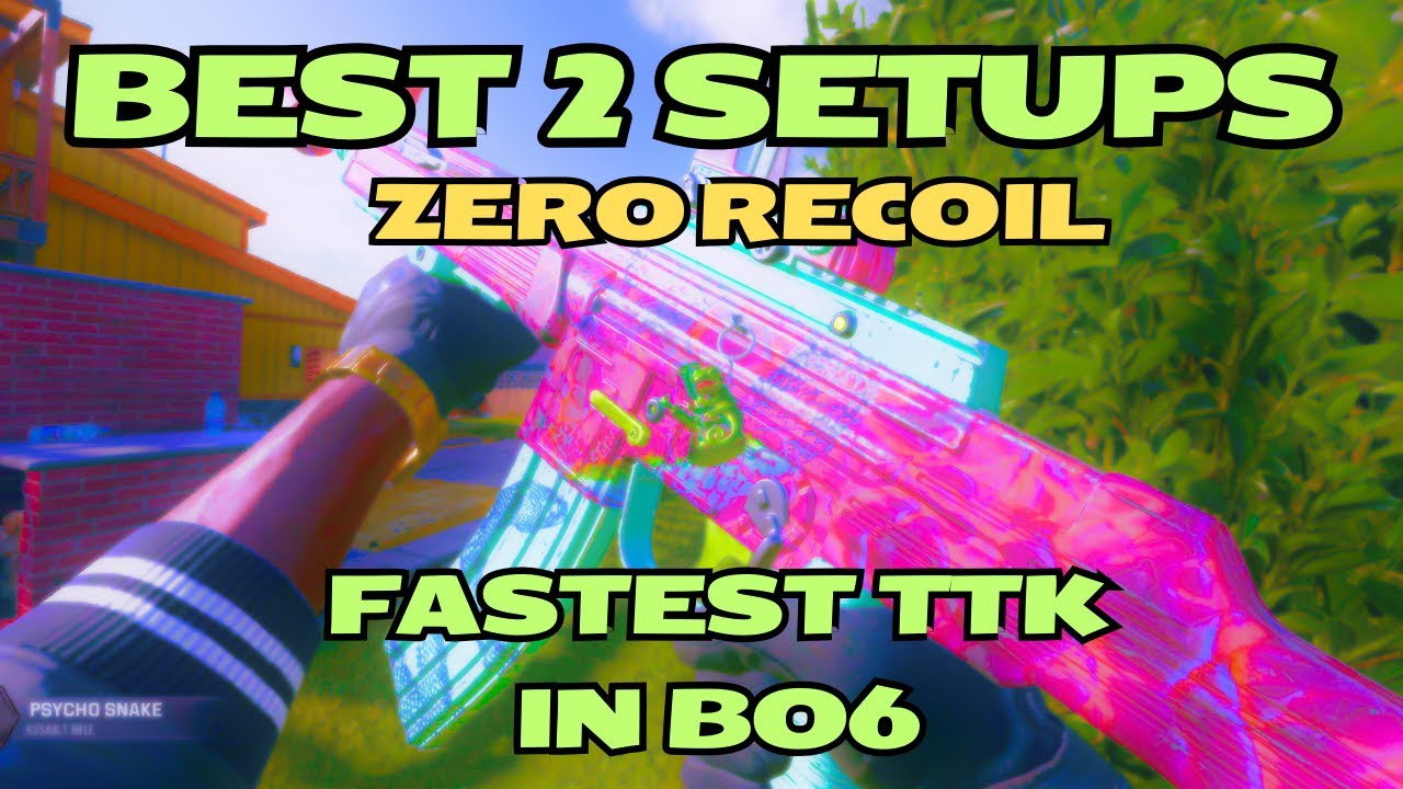 TOP 2 FASTEST TTK LOADOUTS in BLACK OPS 6! 👑 (BO6 Best Class Setups