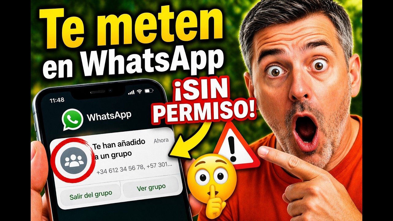 Te meten en grupos de WhatsApp sin permiso ⚠️ cómo evitarlo paso a paso ...
