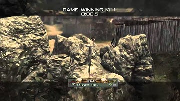 CoD MW3 Throwing Knife Killcam #1! (HD)