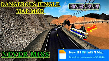 Map Mod Bussid 3.7 - Dangerous Forest Map Mod For Bus Simulator Indonesia।।Bussid Mod Map।।Bussid