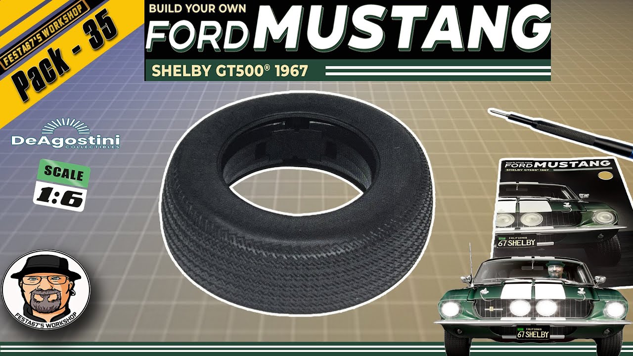DEAGOSTINI BUILD YOUR OWN FORD MUSTANG 1967 SHELBY GT-500 - ISSUE 51 - NEW