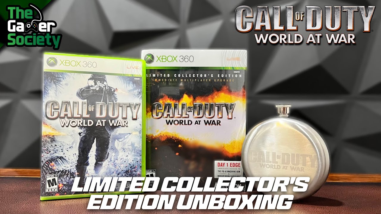 COD: WORLD AT WAR | LIMITED COLLECTOR'S EDITION UNBOXING! - YouTube