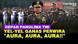 Depan Panglima Agus, Yel-Yel Ganas Perwira TNI di Akmil Magelang: Aura, Aura, Aura!