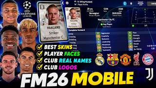 HOW TO INSTALL SKINS, PLAYER FACES, CLUB LOGOS & REAL TEAM NAMES | FM26 MOBILE screenshot 5