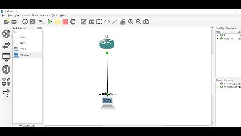 How To Connect VMWARE Machine To Cisco Router in GNS3