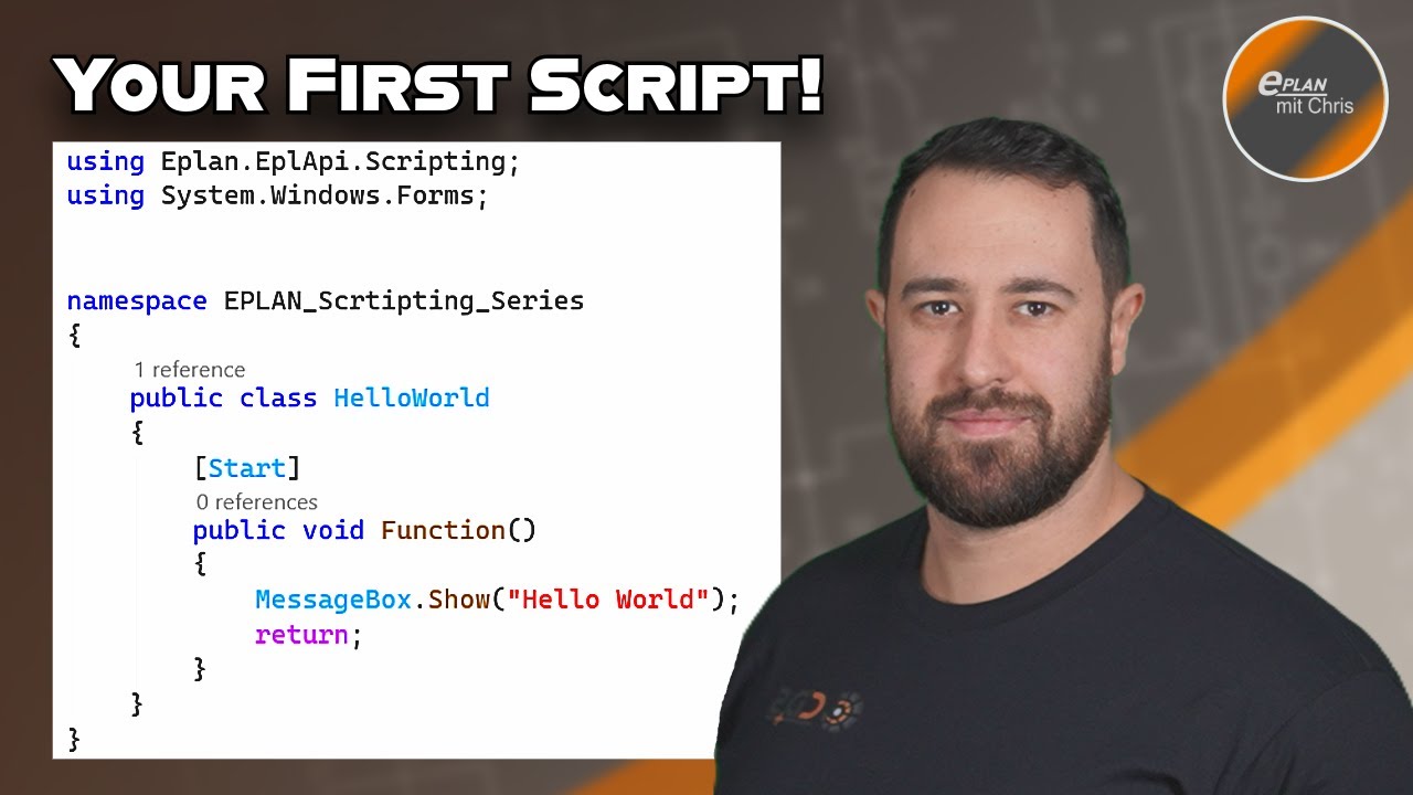 EPLAN Scripting: Run Your First Script Today
