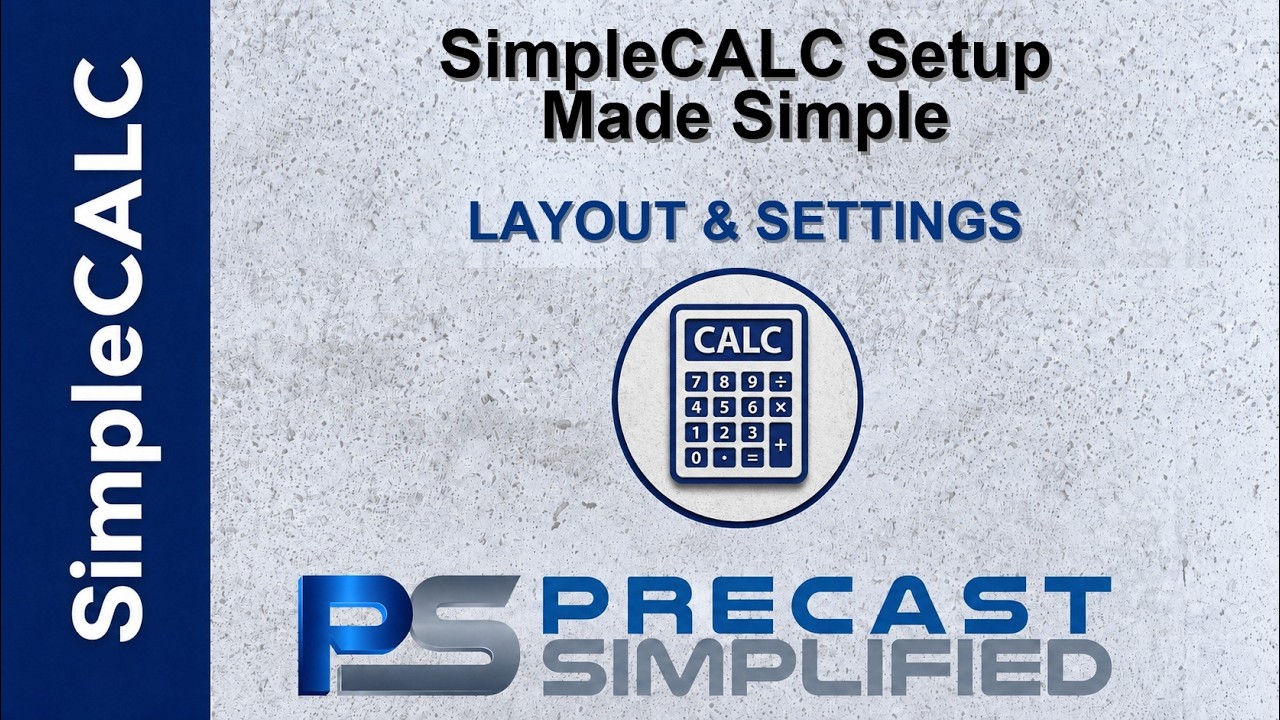 SimpleCALC General Layout & Settings