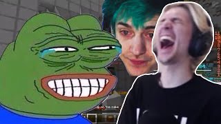 Technoblade and Ninja trash talk xQc PepeLaugh