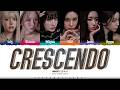 NMIXX Crescendo Lyrics 엔믹스 Crescendo 가사 Color Coded Han Rom Eng ShadowByYoongi 