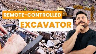 First time trying the Remote-Controlled Caterpillar Mini Excavator 302 CR