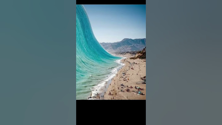 Que harías si ves llegar hacia ti una ola cómo está? #shorts