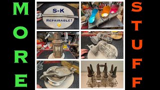 Interesting Finds at the Tool Meet- SK Ratchet Fix, Antique Lantern, Traffic Light, Tools & More!