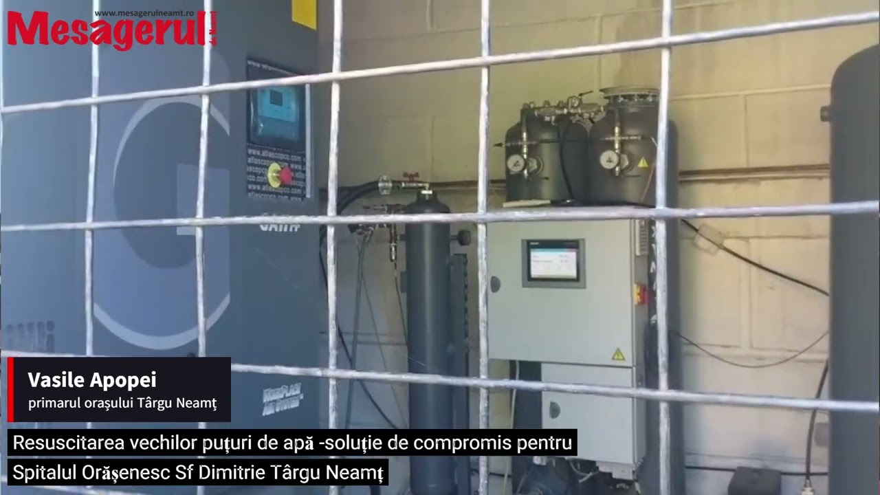 Video-foto. Resuscitarea vechilor puțuri de apă - soluție de compromis pentru Spitalul Târgu Neamț 1 YouTube player