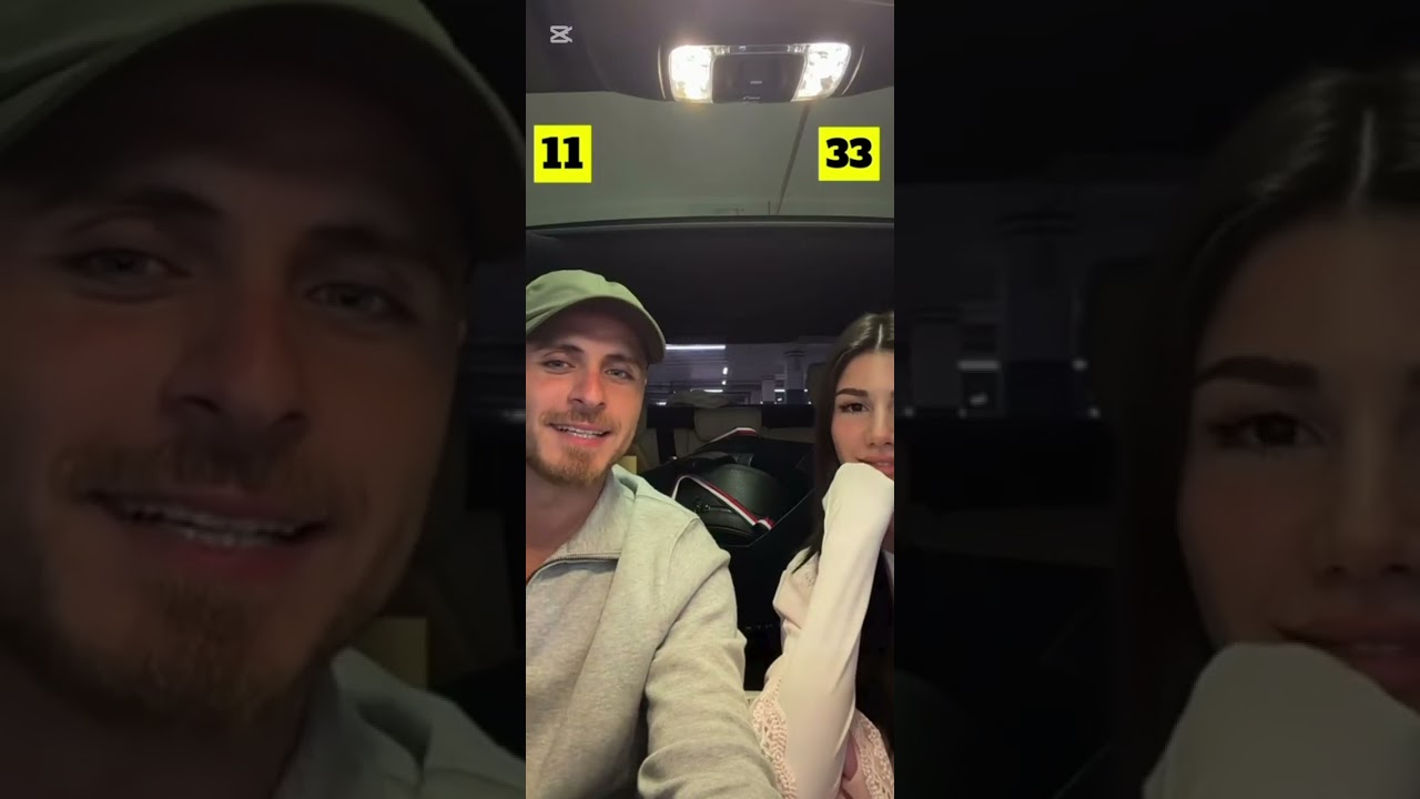 تحدي رامي لعروسته سيدرا بيوتي في السيارة 🤩🔥