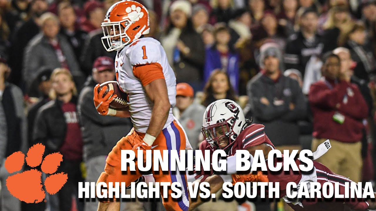 Clemson's Running Backs Shred The Gamecocks Defense Win Big Sports