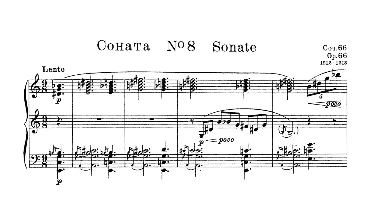SCRIABIN Sonata No. 10 昆虫 La Nuit 最終値下げ Scriabin: Piano Sonata No. 10, Op. 70 – Ficks Music