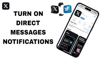 How To Turn On Direct Messages Notifications On X Twitter App