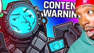 Reaction To Content Warning - IRL Streamer Invasion and HIGH QUALITY* Mic Torture!