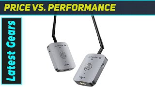 `eppfun Wireless HDMI: The Ultimate 4K Extender for Gaming & Meetings!