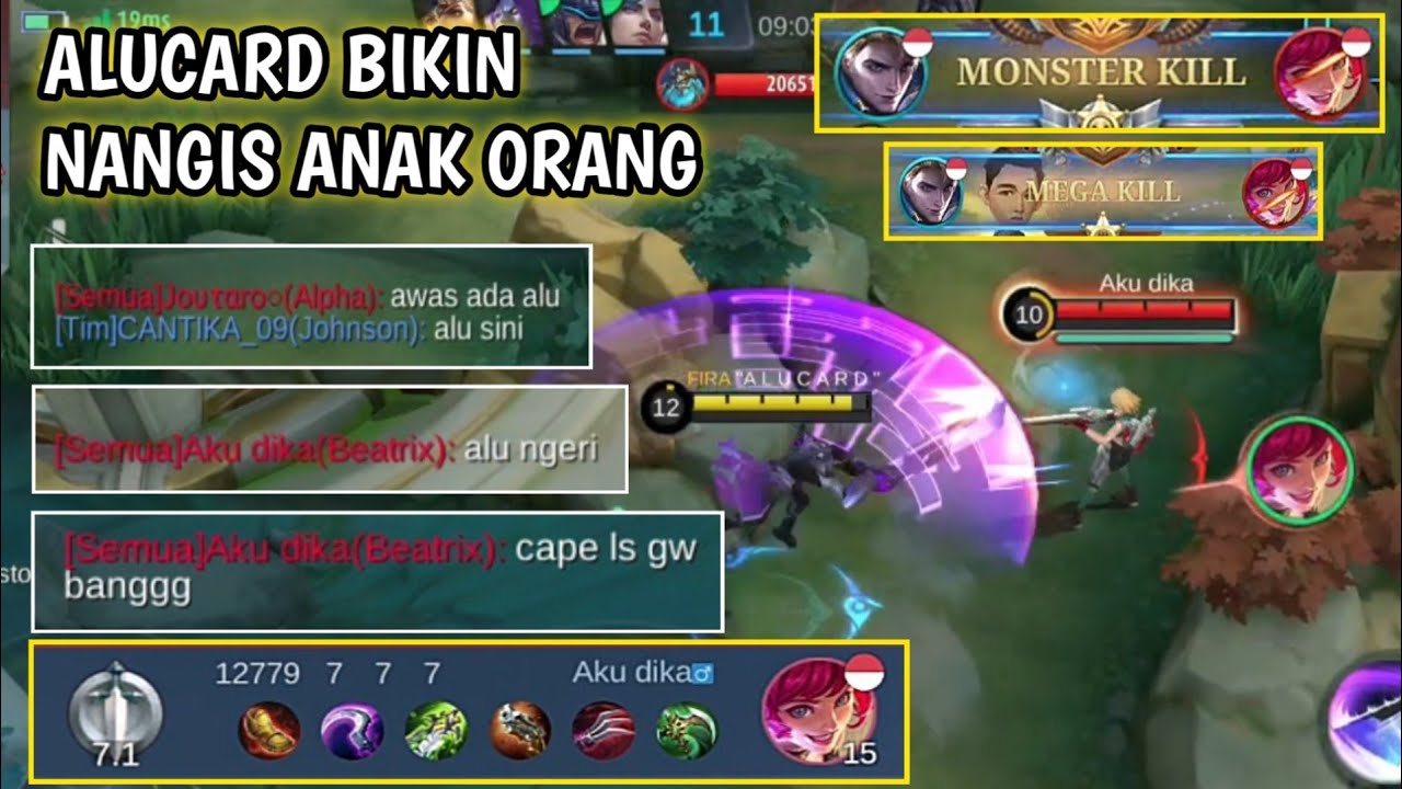 ALUCARD LOCK BEATRIX SAMPAI KENA MENTAL 😁 | ALUCARD HYPER CARRY | MOBILE LEGENDS