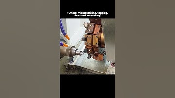 Turning Milling Drilling Tapping #cncmachine #tornado #cnc