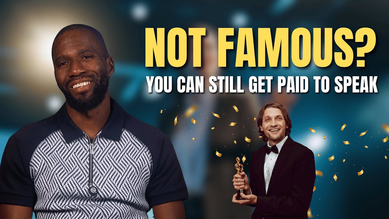 Do You Need to Be Famous to Become a Paid Professional Speaker? | Dr Byron Cole