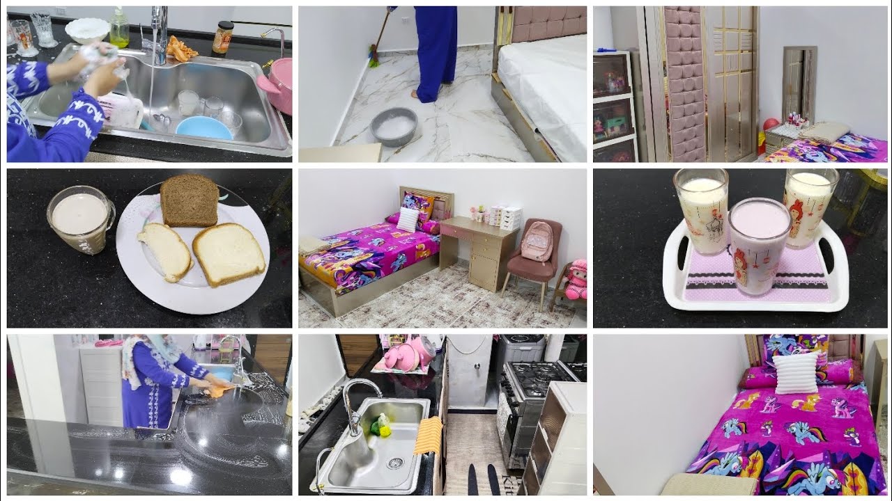 اول تنظيفات الشتاء العميقه 💦 روتين برعايه الماء والصابون🚿🧼🧹 وريحه الرغاوي🪣