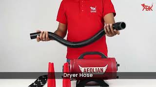 Aeolian Pro Red Pet Dryer | Hair Dryer For Pet | Pet Grooming Dryer by ABK Grooming 74 views 4 months ago 3 minutes, 14 seconds