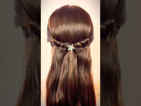 Easy hair hack❤️ #shorts #shortvideo #trending shorts #trending #jewellery  #viral #hacks #hairstyle