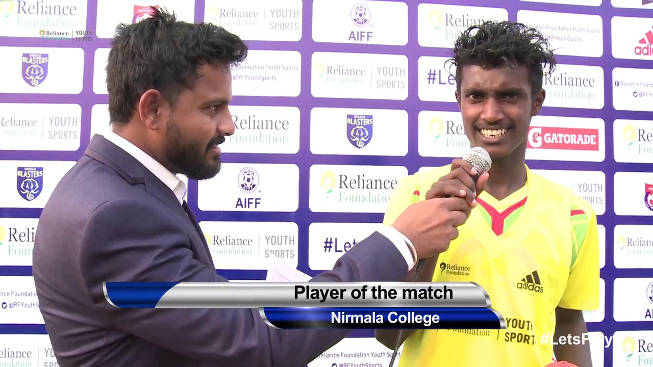 RFYS: Kochi College  Boys - Maharajas College vs Nirmala College Interview
