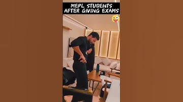 POV - MEPL STUDENTS 😎AFTER GIVING EXAMS🤘