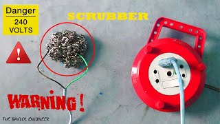 240 volt in Scrubber | Dish Wash Scrubber Experiment | The Baklol Engineer