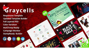 Christmas and New Year Responsive Email + 29 Templates | Themeforest Website Templates and Themes