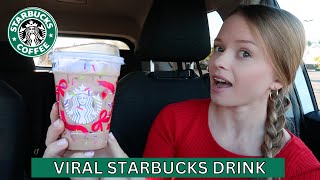 Trying the VIRAL Starbucks Cake Batter Latte | review | taste test
