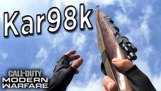 Kar98k on Modern Warfare 2019 PS5 Gameplay