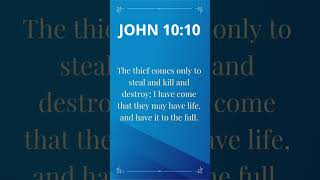 Daily Bible Verse - John 10:10 – October 5, 2023