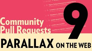 Parallax on the Web Part 9 – Community Pull Requests
