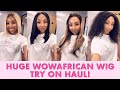 Huge "WowAfrican" Wig Try On Haul! | BiancaReneeToday