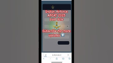 AFCAT 2025 application form last date || Indian Air force 2025 || #afcat #afcat2025 #afcatmath #exam