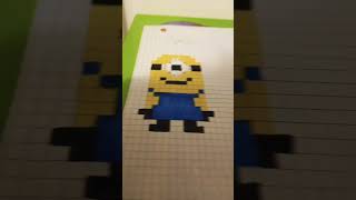 Minion pixel art #pixelart