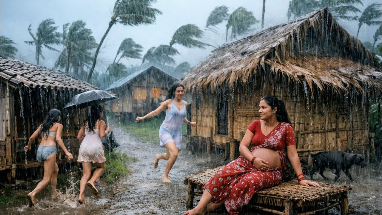 Himalayan Nepali Village life Rainy Season people  Activities In Village | Real Nepali Village Life