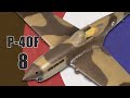 P-40F Warhawk Build 08 - Upper Camo