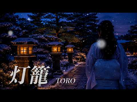 灯籠 | Let the Snow Light Guide You to Sleep | Japanese Winter Ambient Music for Sleep