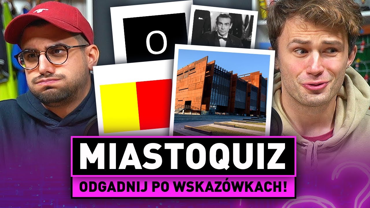 Odgadnij MIASTO po 5 WSKAZÓWKACH! Miasta POLSKIE i ZAGRANICZNE! MIASTOQUIZ GRAFICZNY!