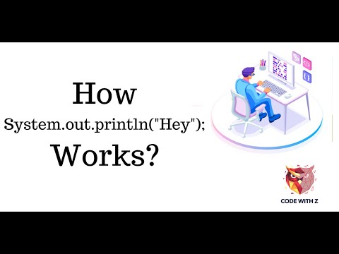 How does System.out.println() works?